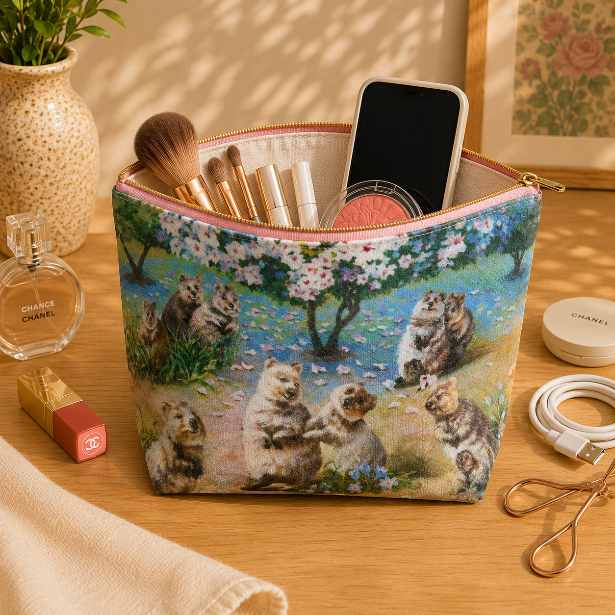 Quokkas Soft Organiser Bag