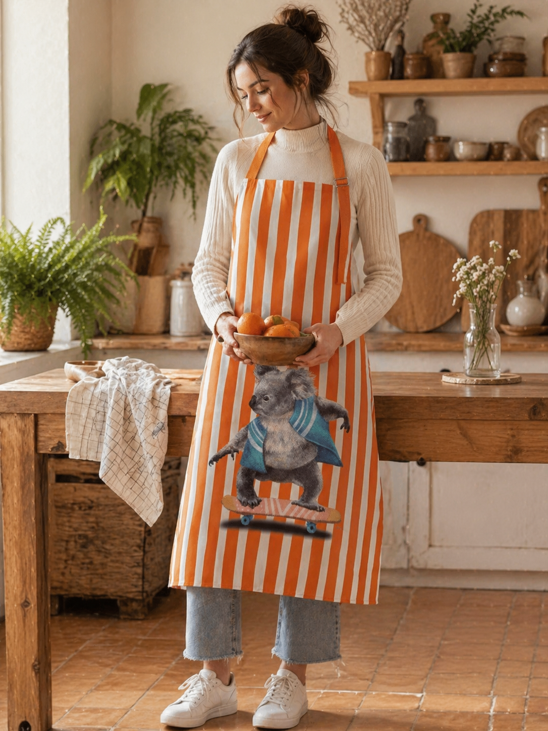 Skating koala Apron