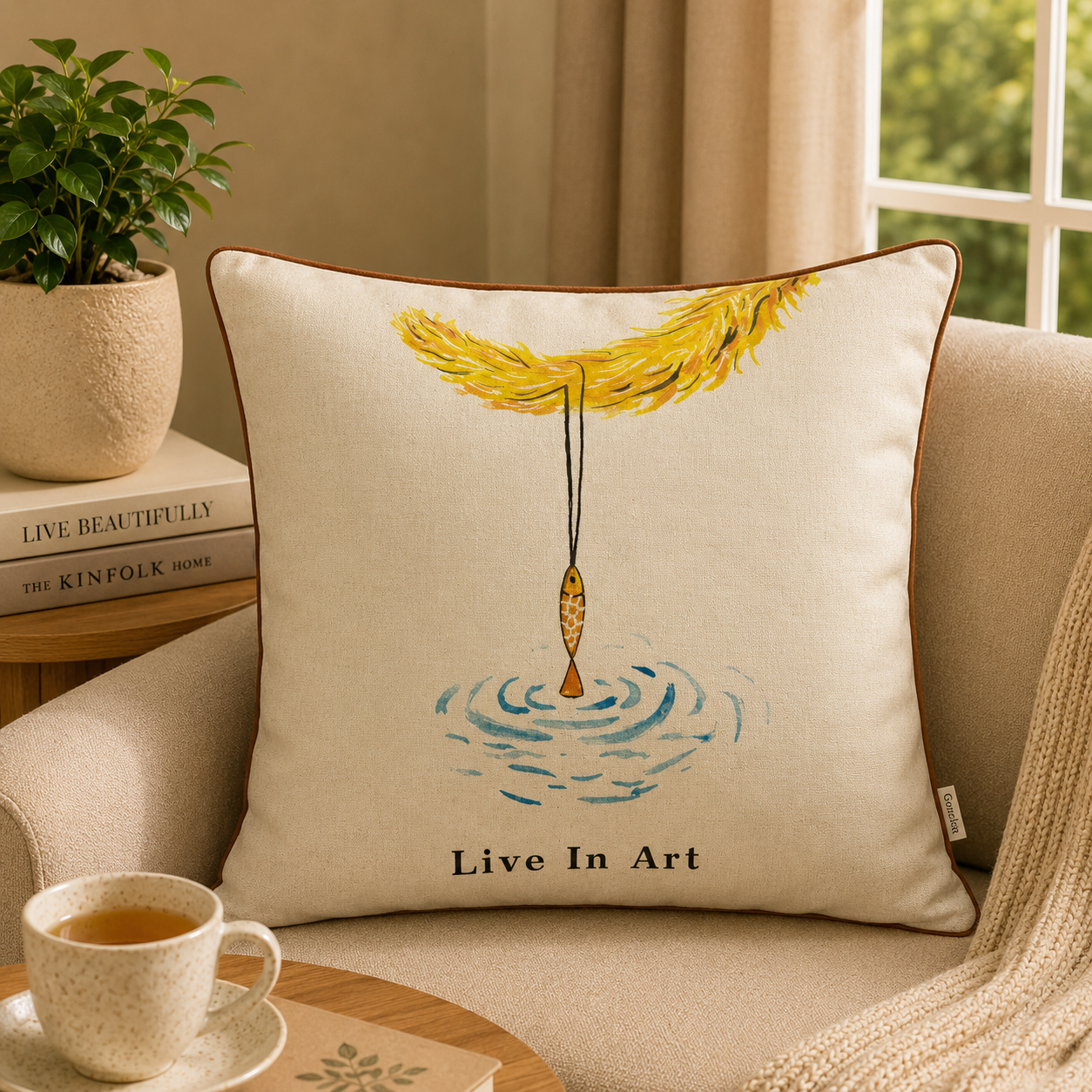 Cats Cotton Cushion Cover