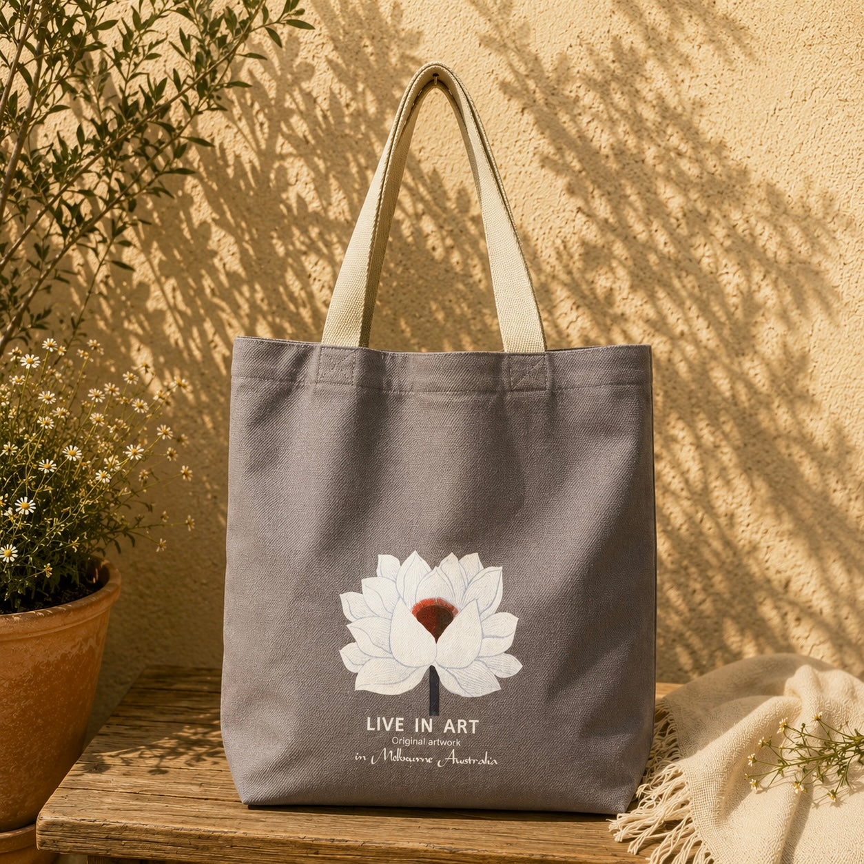Ink Serenity Tote Bag