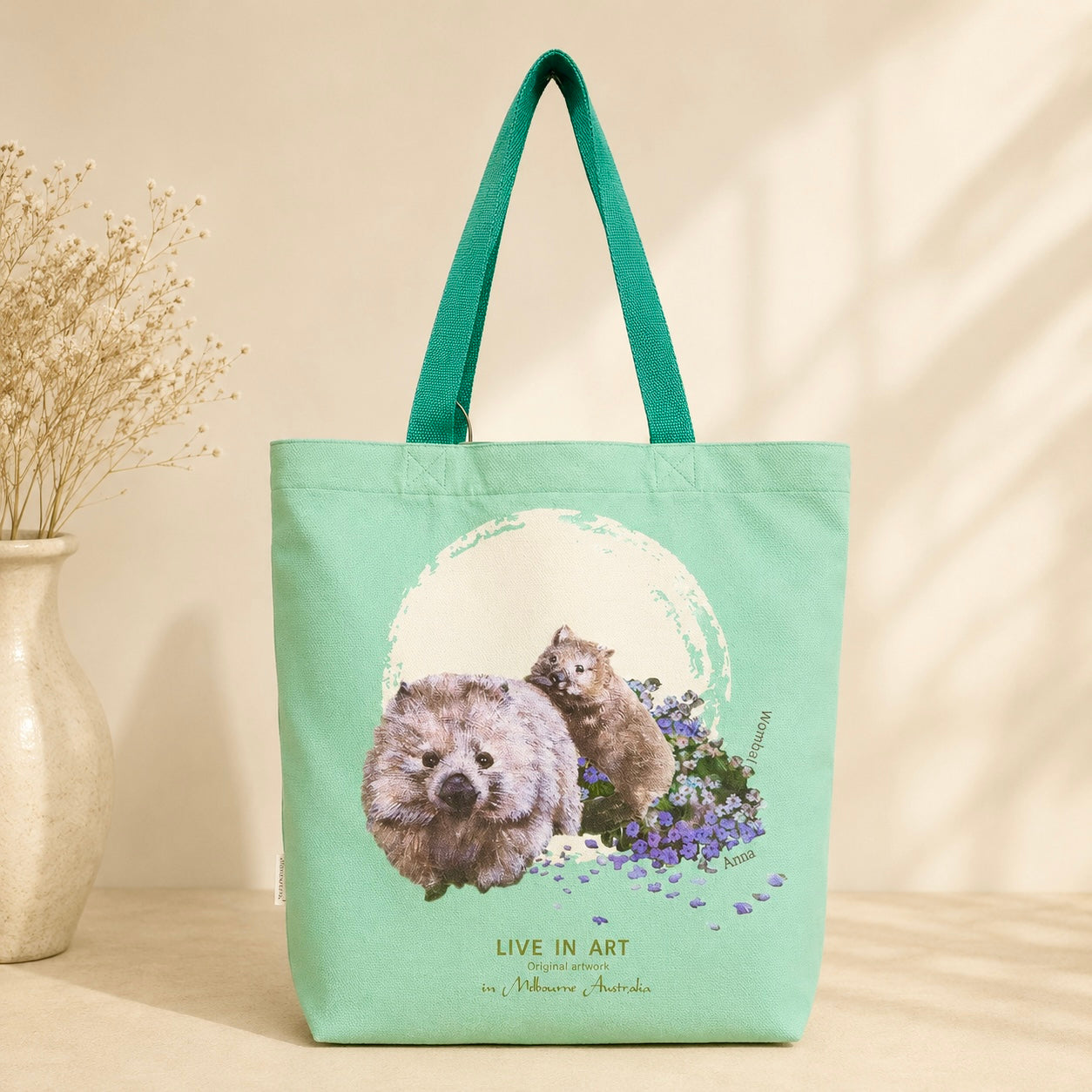 Wombats tote bag