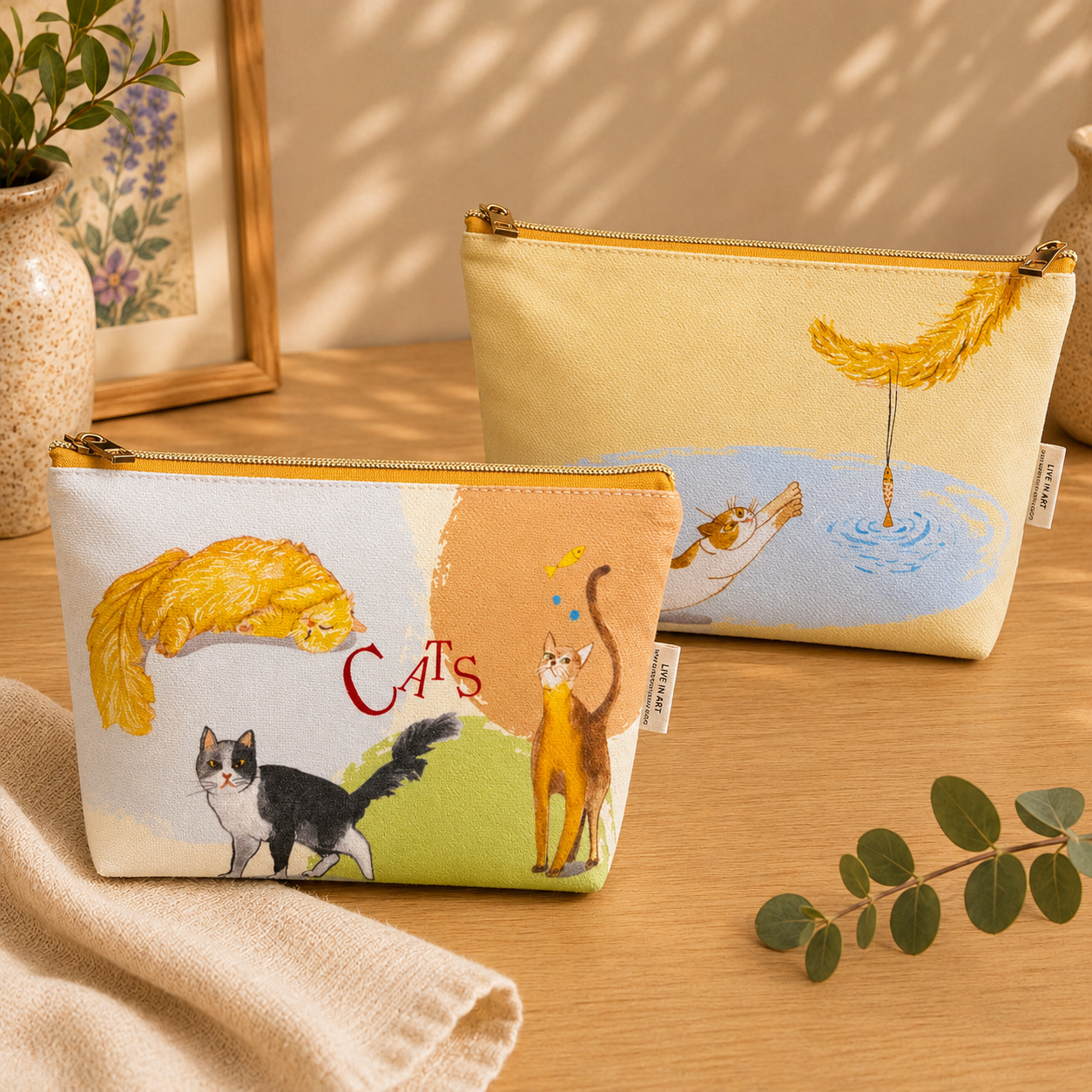 Cats Soft Organiser Bag