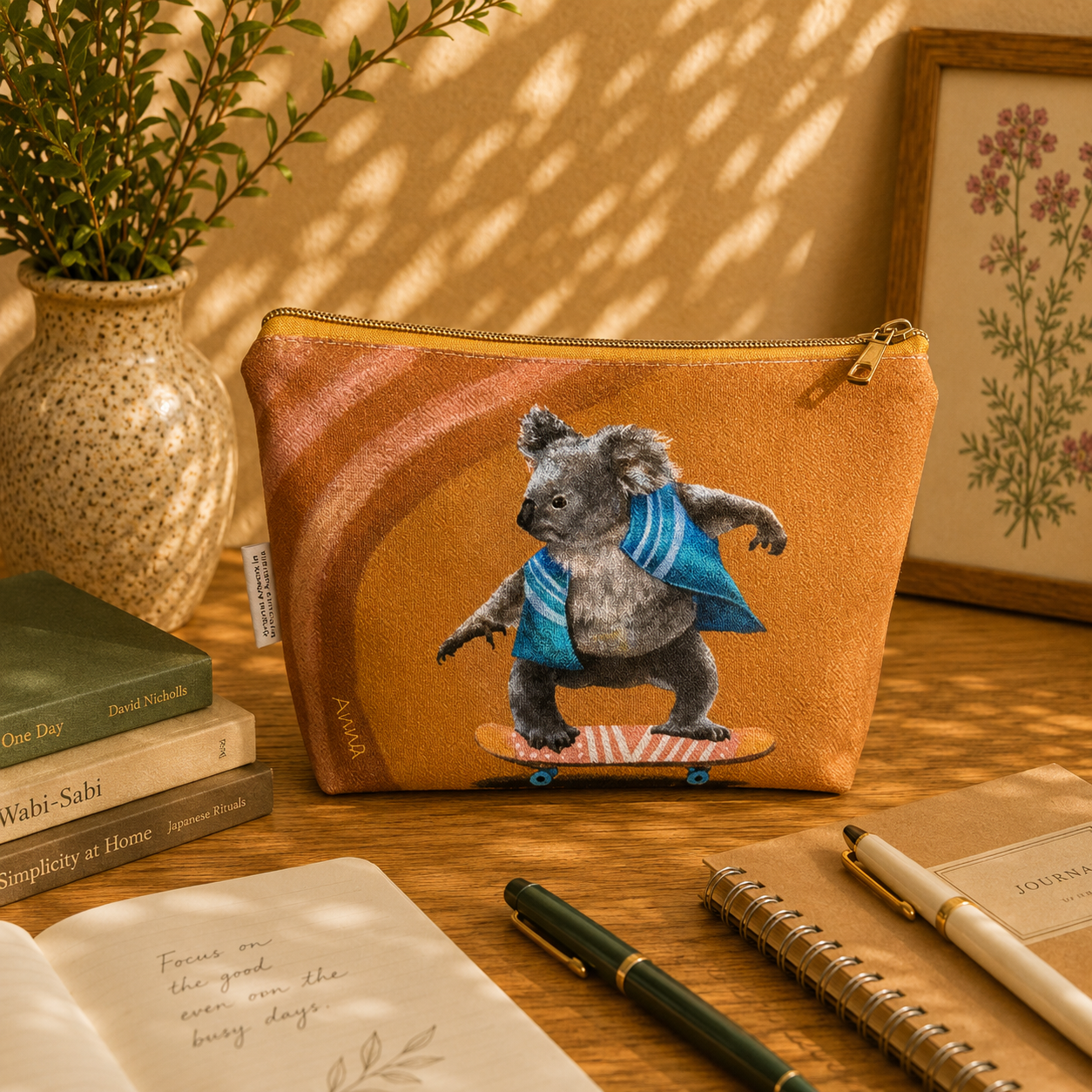 Sleep And Skating Koala soft Organiser Bag