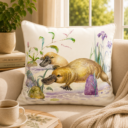 Platypus Cotton Cushion Cover