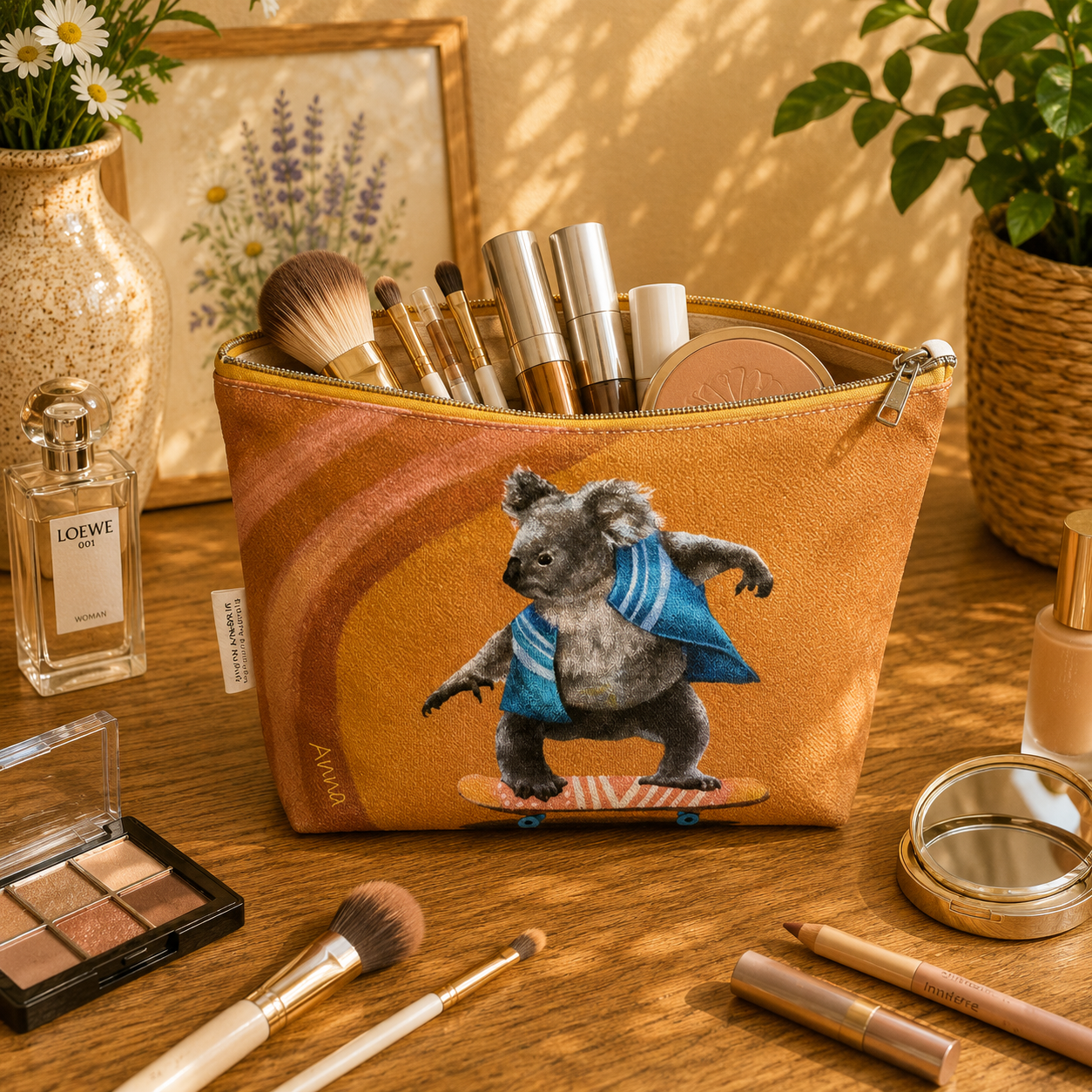Sleep And Skating Koala soft Organiser Bag