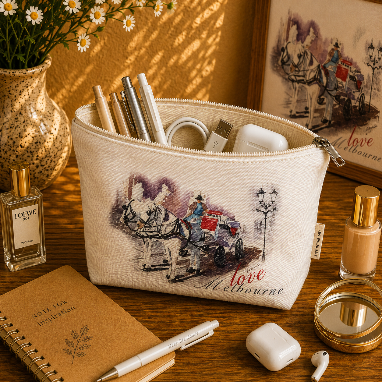 Melbourne Urban Landscape Series-No.2 Organiser Bag