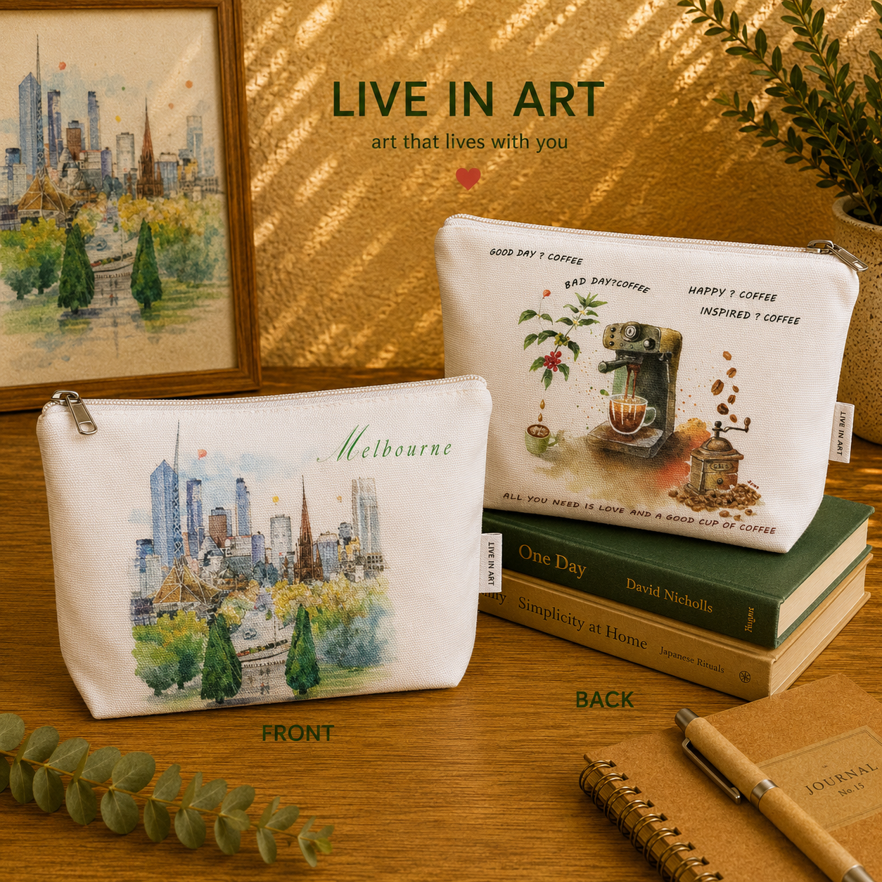 Melbourne Urban Landscape Series-No.1 Organiser Bag