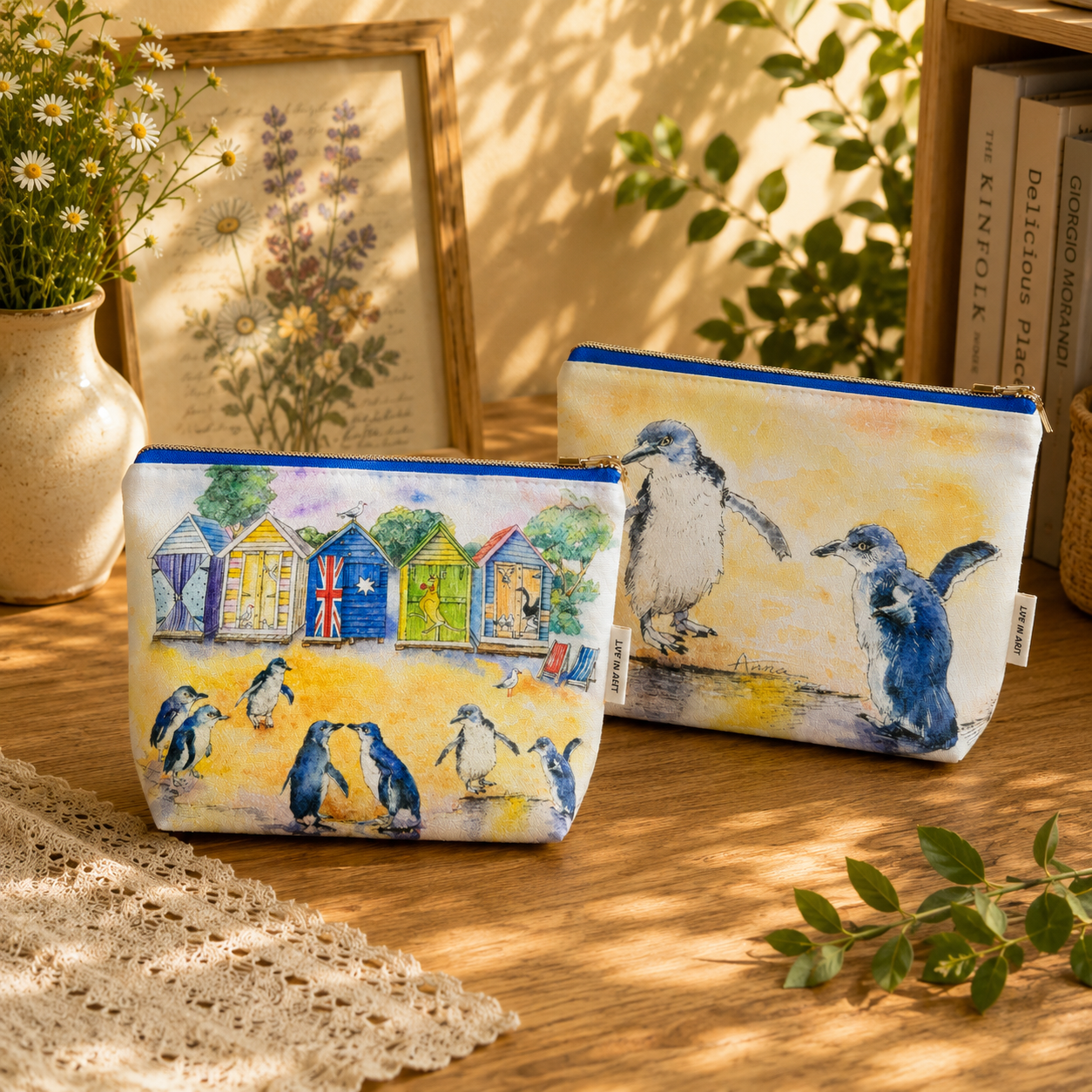 Penguins Soft Organiser bag