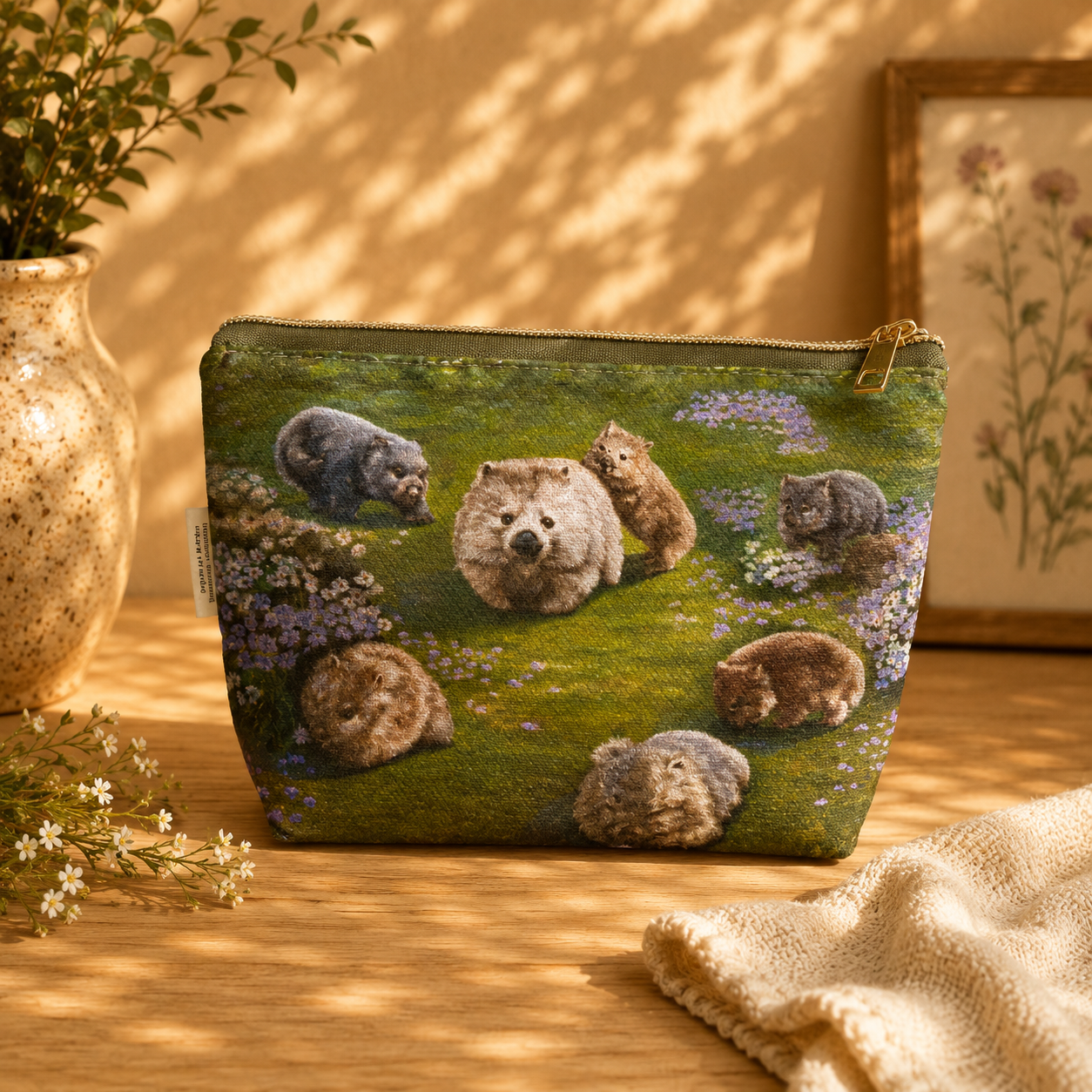 Wombats Soft Organiser Bag