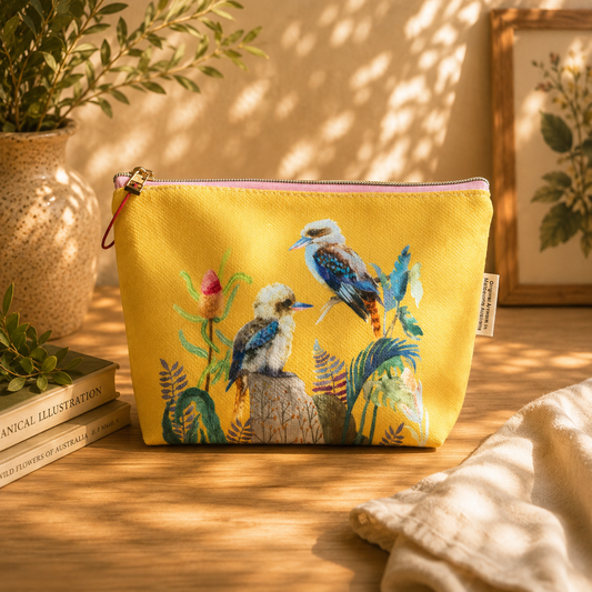 Kookaburra Pair Soft Organiser Bag