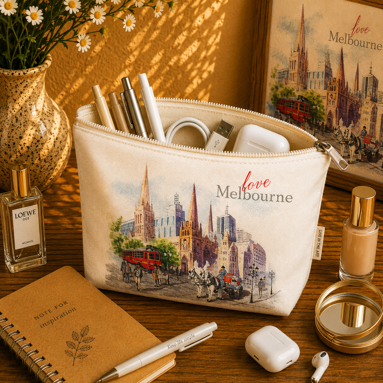 Melbourne Urban Landscape Series-No.2 Organiser Bag