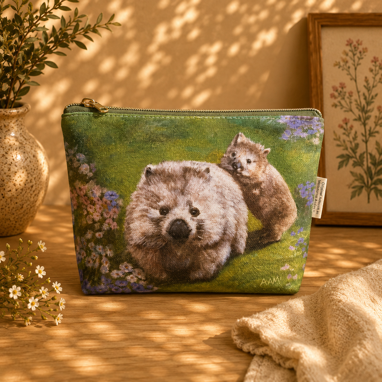 Wombats Soft Organiser Bag