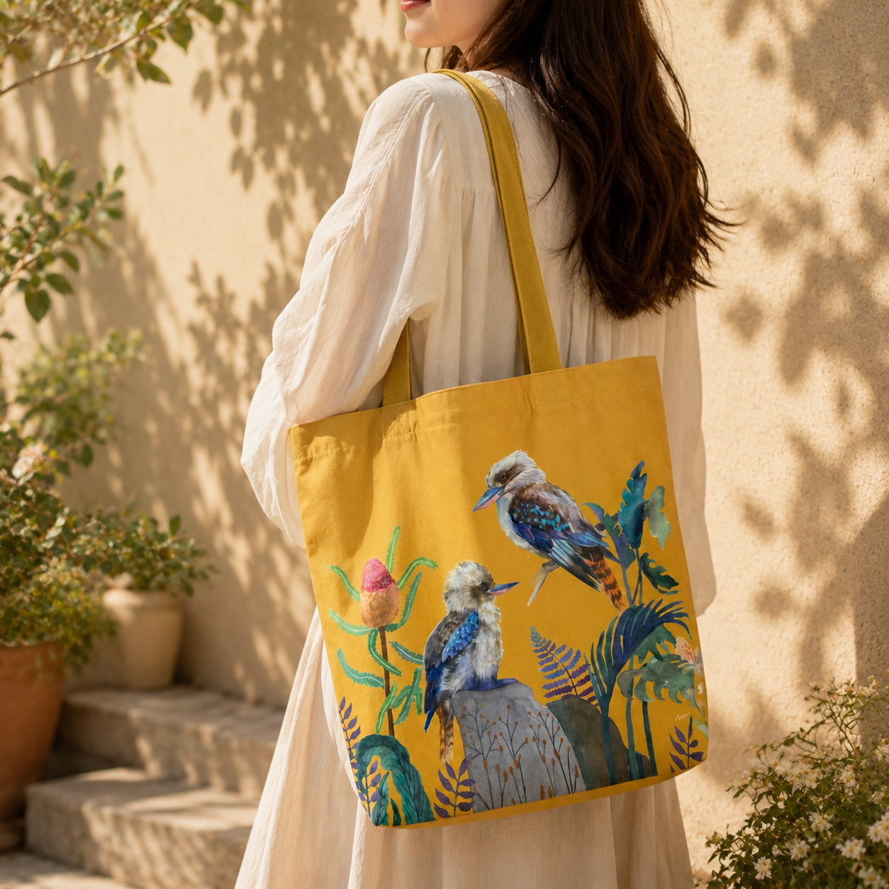 Kookaburra tote bag