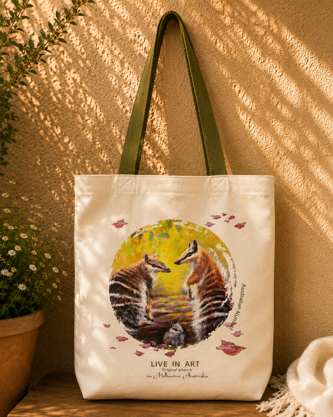 Numbats Cotton tote bag