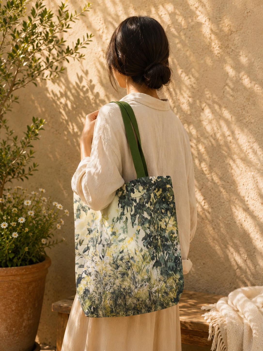 The Garden Sketch Tote Bag
