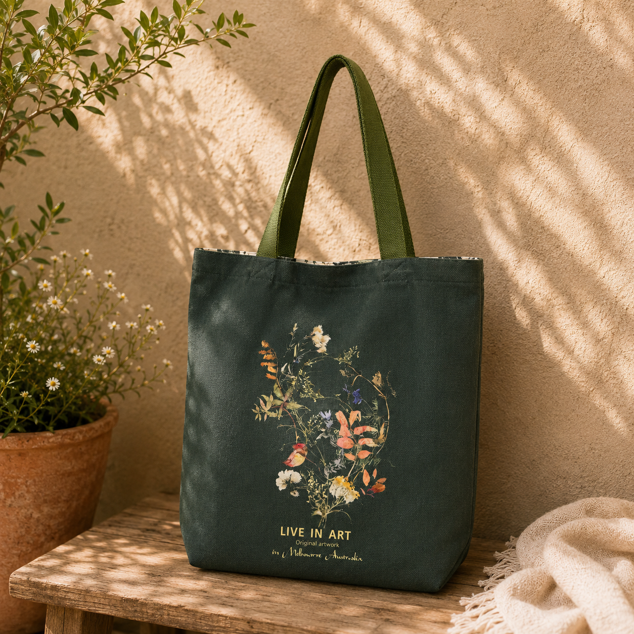 The Garden Sketch Tote Bag