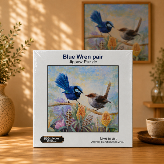 Blue Wren Jigsaw Puzzle