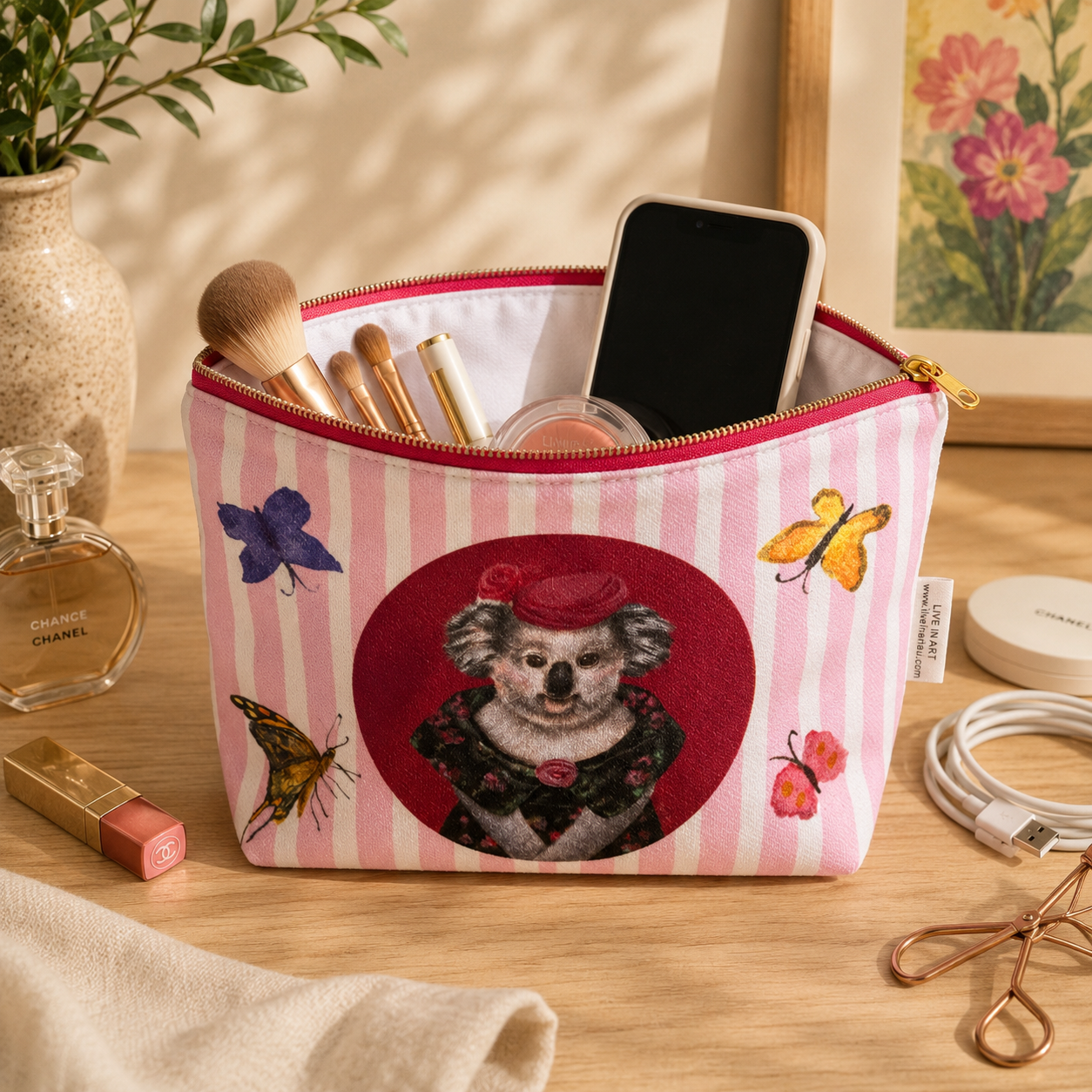 Koala Couple Soft Organiser Bag