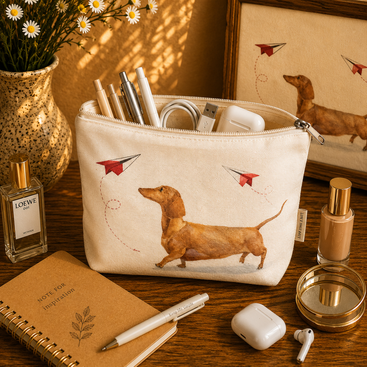 Cotton Organizer Bag