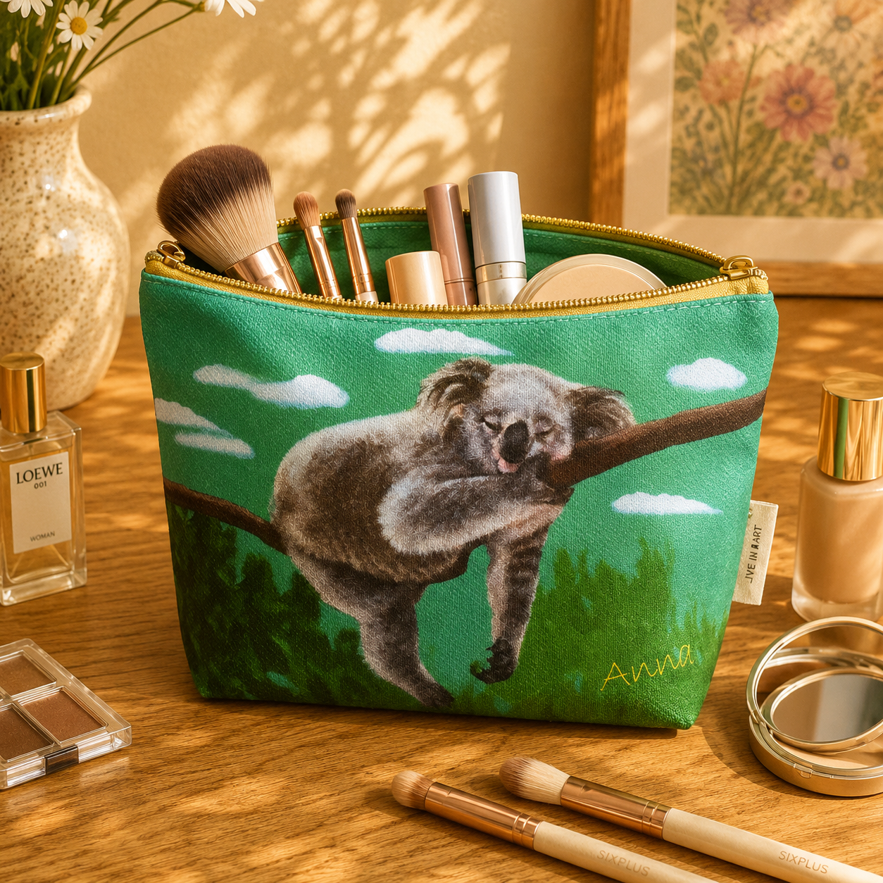 Sleep And Skating Koala soft Organiser Bag