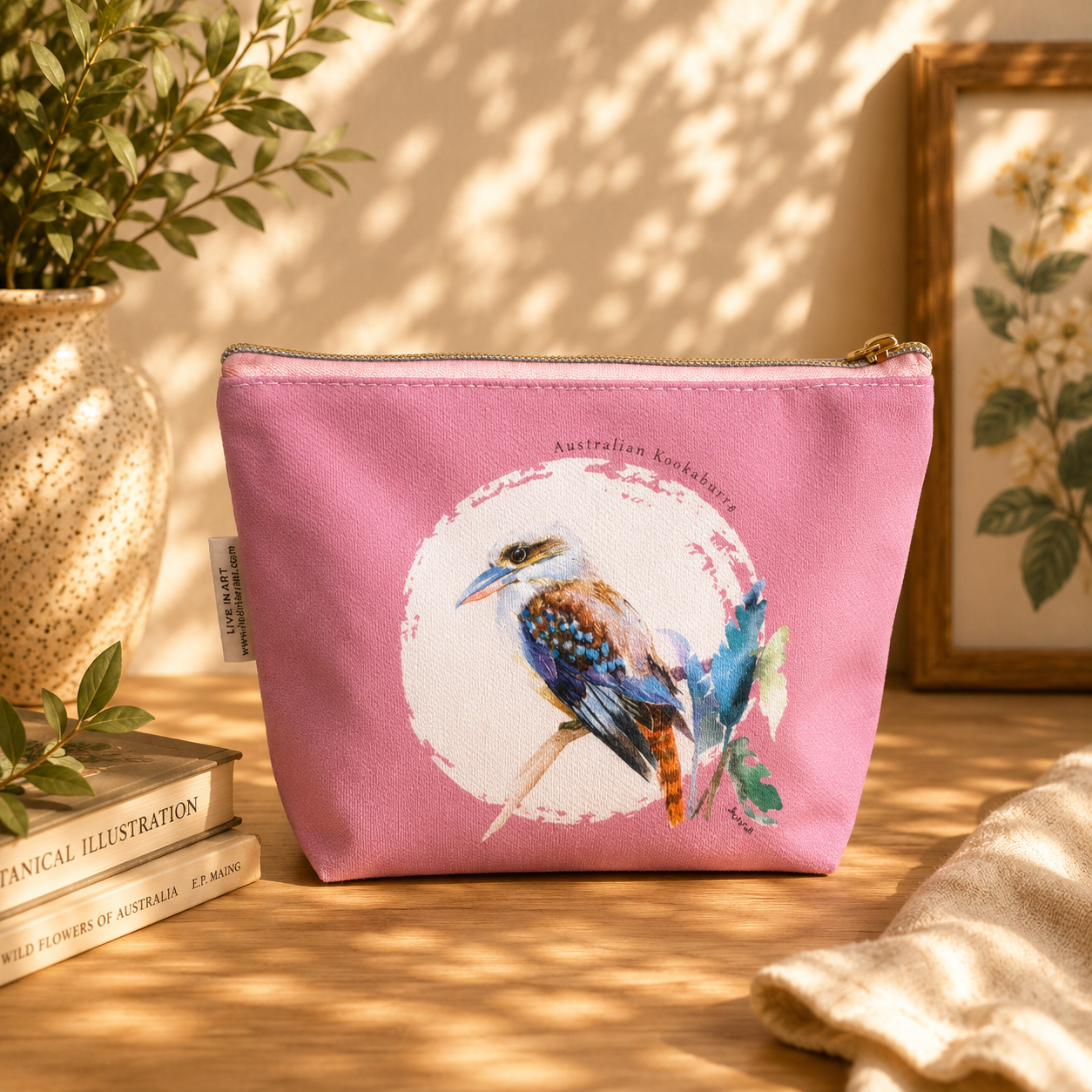 Kookaburra Pair Soft Organiser Bag