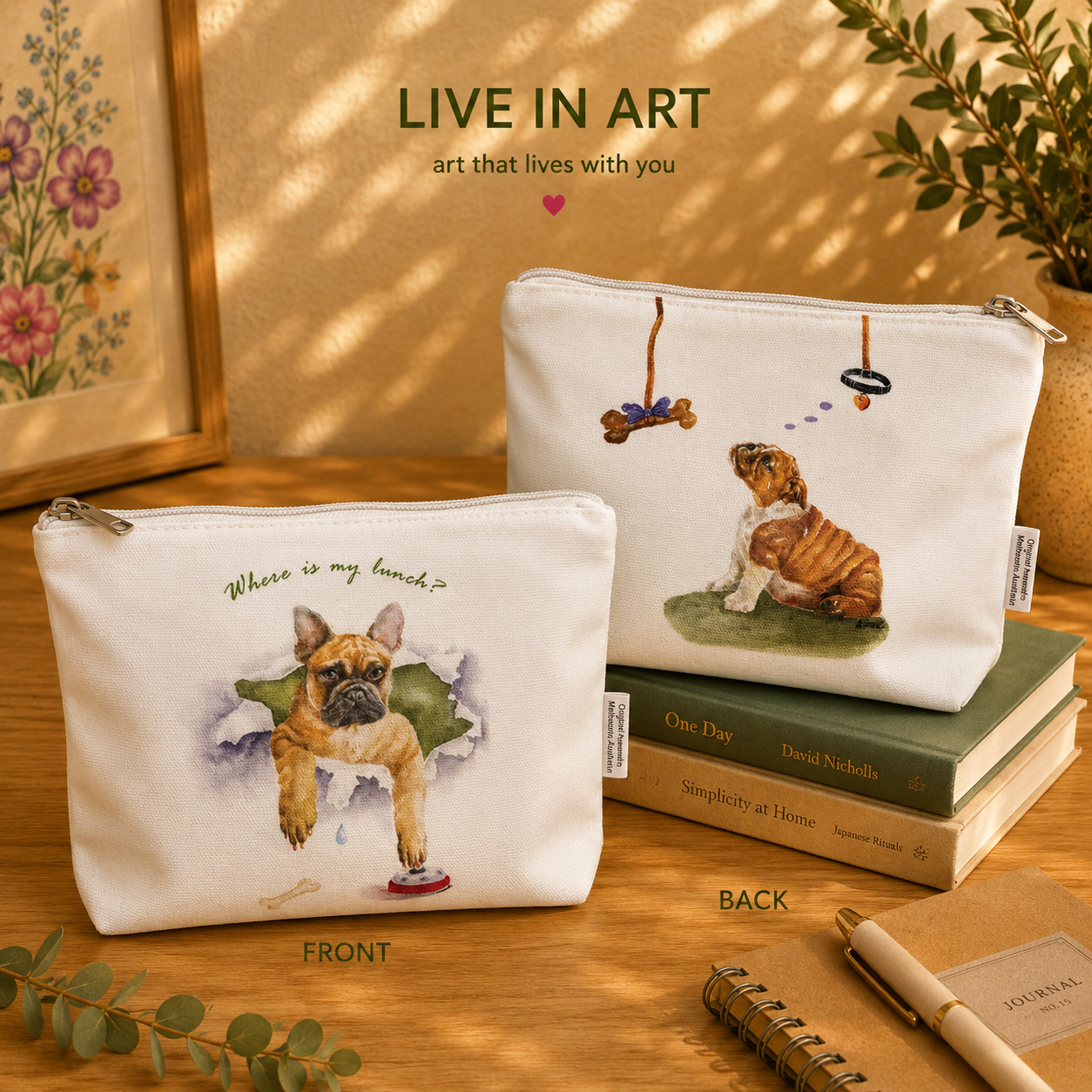 Cotton Organiser Bag