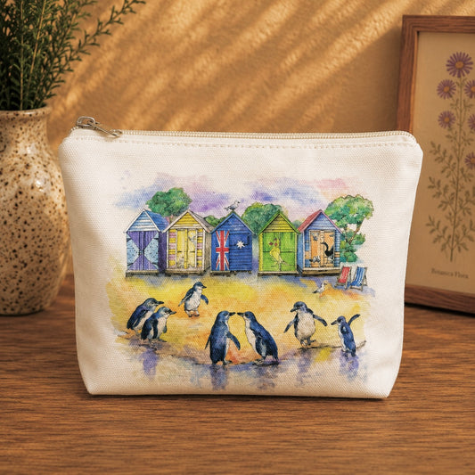 Australia‘s Fairy Penguins Cotton Organiser Bag