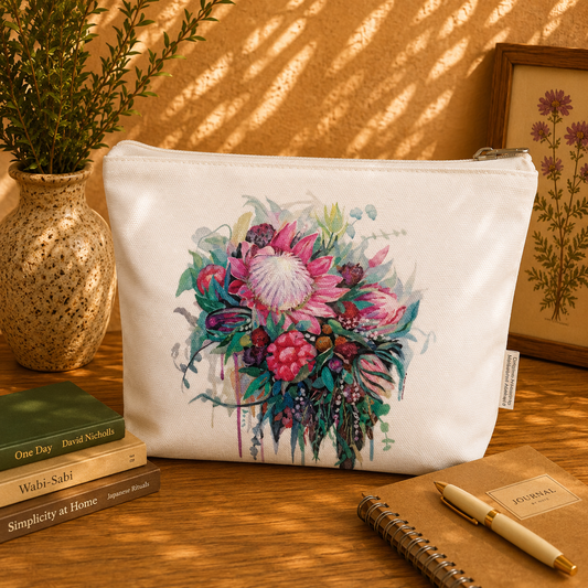 Protea Cotton Organiser Bag