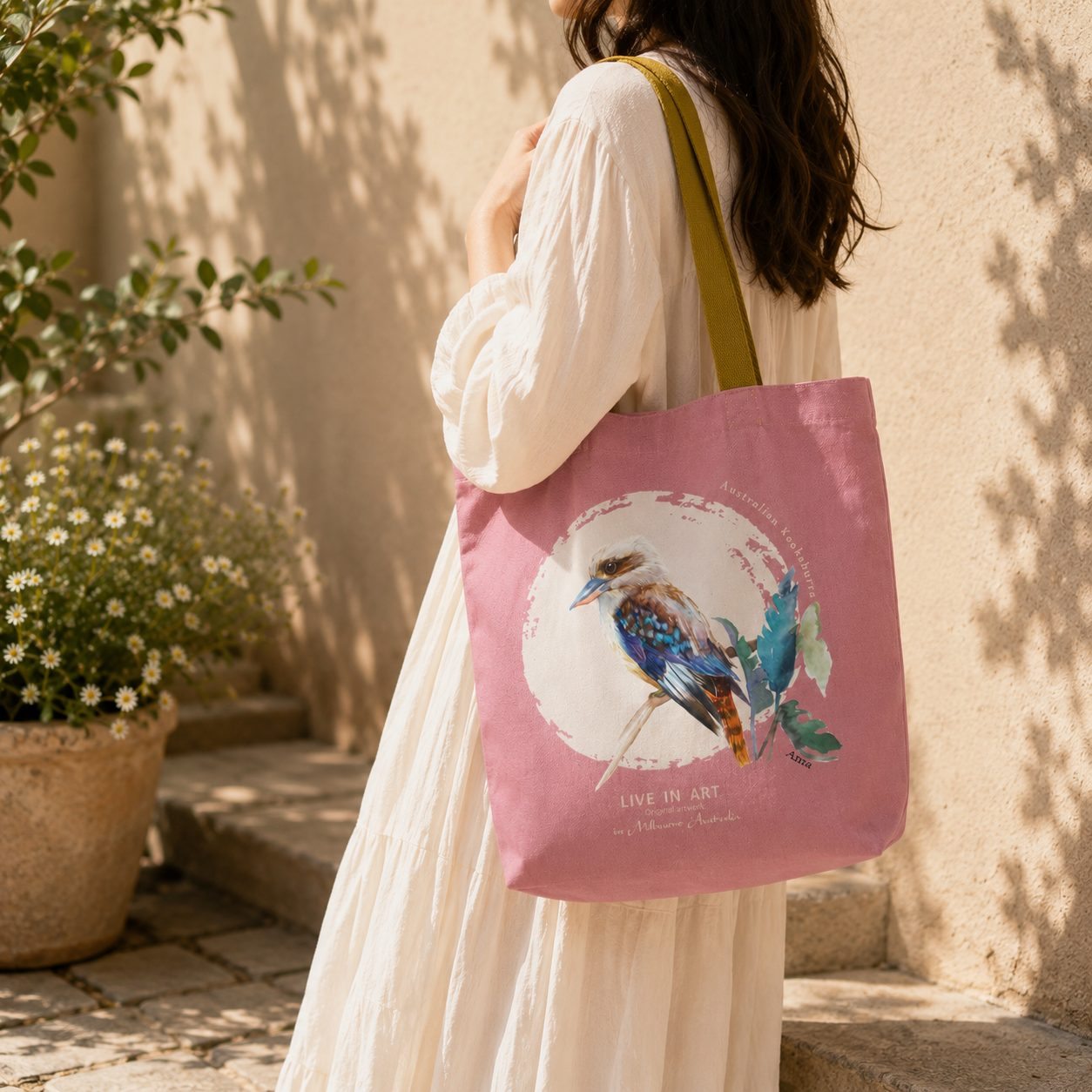 Kookaburra tote bag