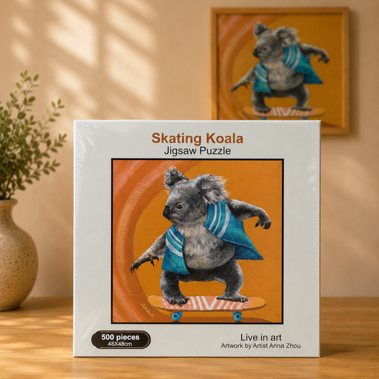 Skating Koala Jigsaw Puzzle