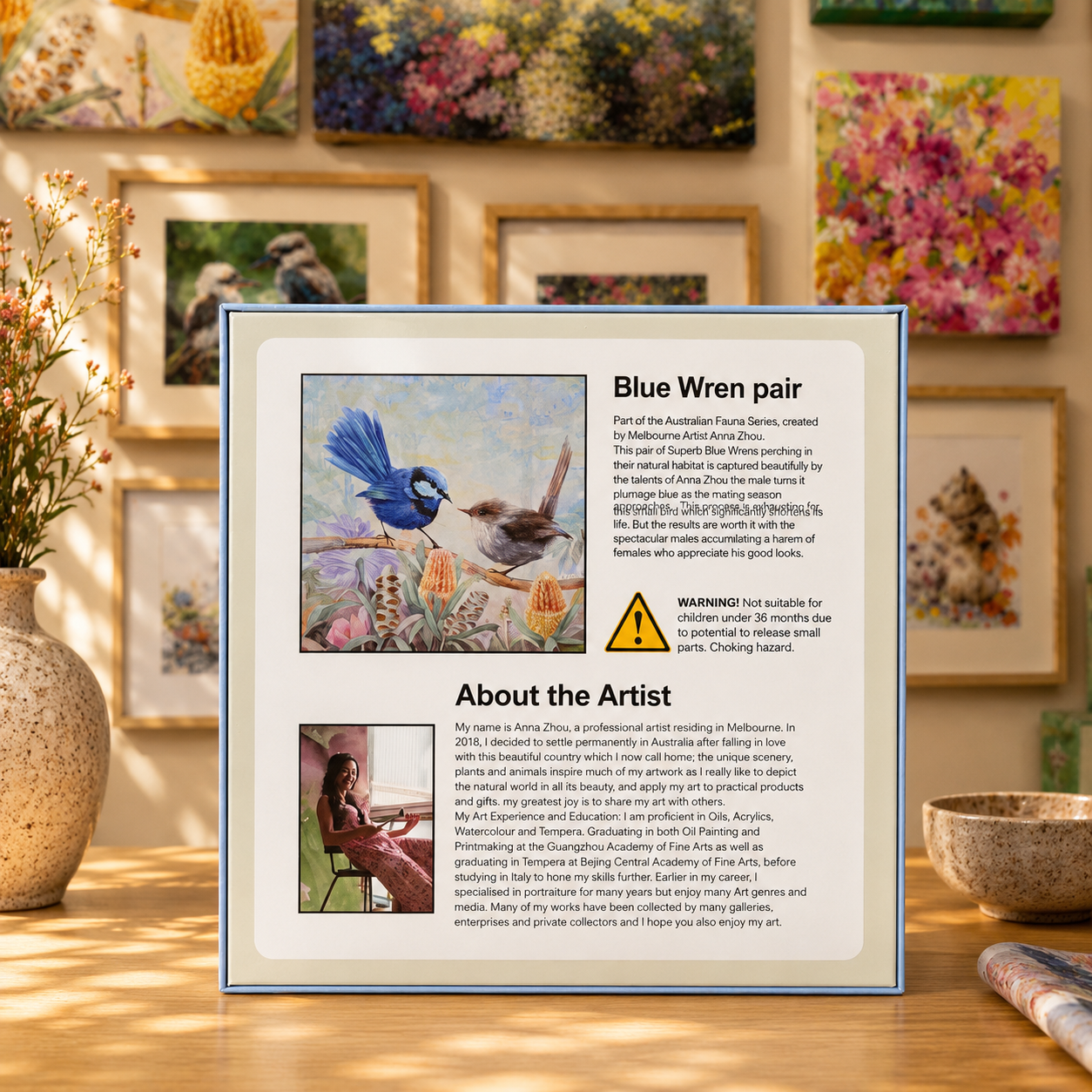 Blue Wren Jigsaw Puzzle