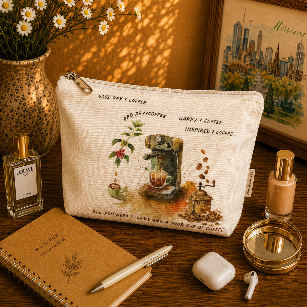 Melbourne Urban Landscape Series-No.1 Organiser Bag