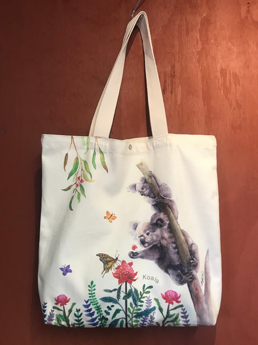 Koala Tote Bag,art bag,gift,Australian animal